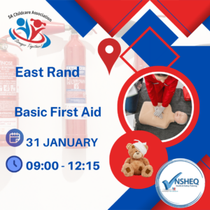 Basic First Aid At East Rand East Rand 31 January 2026 at 09:00-12:15
