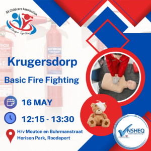 Basic Fire Fighting At Krugersdorp 16 May 2026 at 12:15-13:30