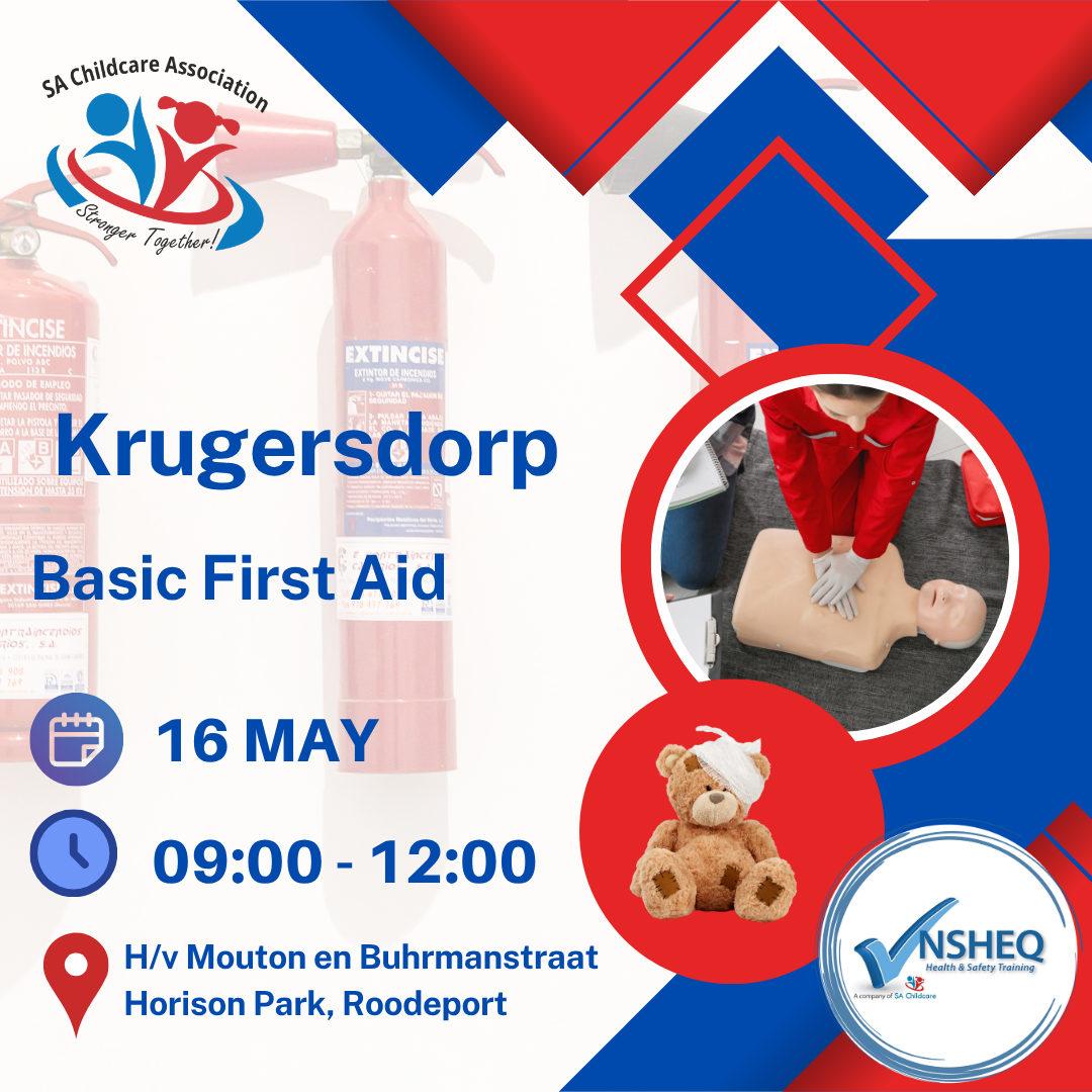 Basic First Aid At Krugersdorp 16 May 2026 at 09:00-12:00