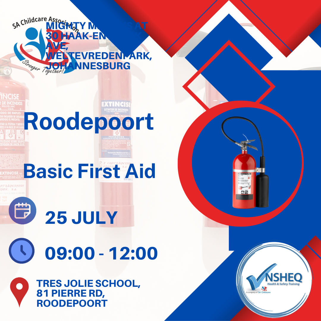 Basic First Aid At Roodepoort 25 July 2026 at 09:00-12:00