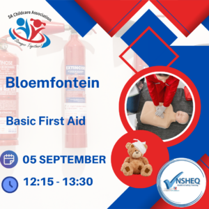 Basic First Aid At Bloemfontein 05 September 2026 at 09:00-12:00