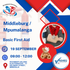 Basic First Aid At Middleburg/Mpumalanga 19 September 2026 at 09:00-12:00