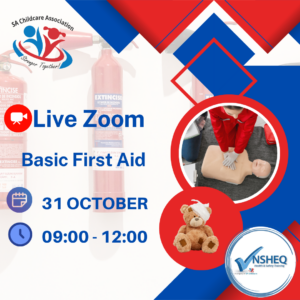 Basic First Aid Live Zoom 31 October 2026 at 09:00 - 12:00