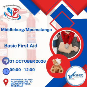 Basic First Aid At Middleburg/Mpumalanga 31 October 2026 at 09:00-12:00